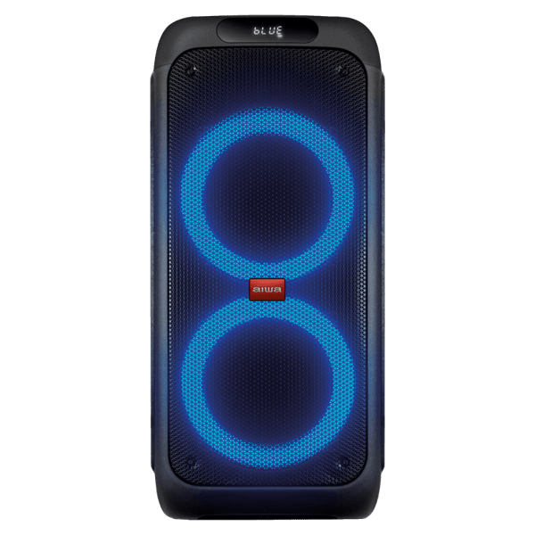 Caixa de som Aiwa com iluminação